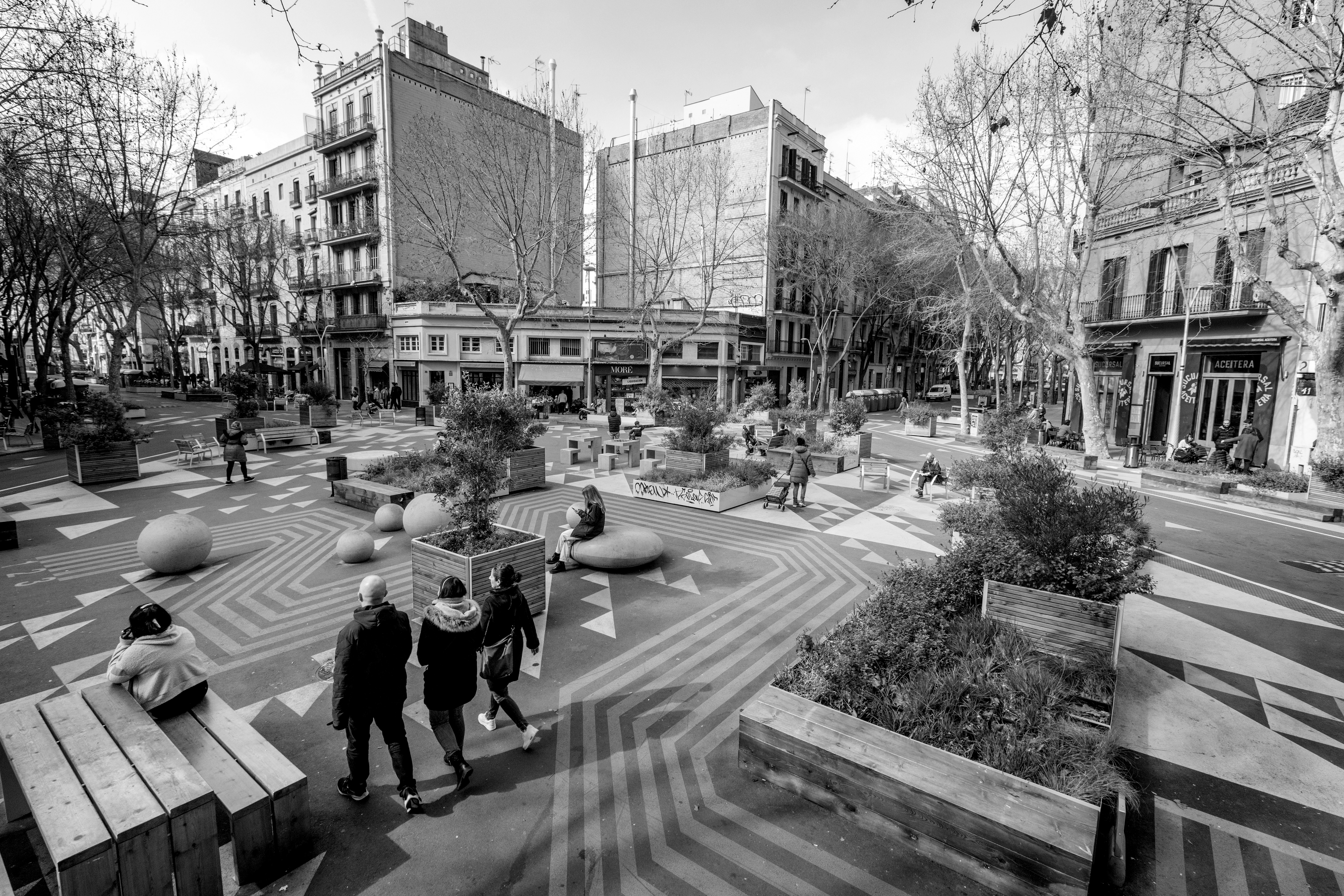 Superblock, Sant Antoni district, Barcelona, 2020. ©Gunnar Knechtel